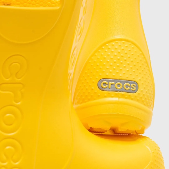 Crocs Kids Preschooler 11C Handle It Yellow Pull On Rubber Boots Unisex Rain - Picture 2 of 10